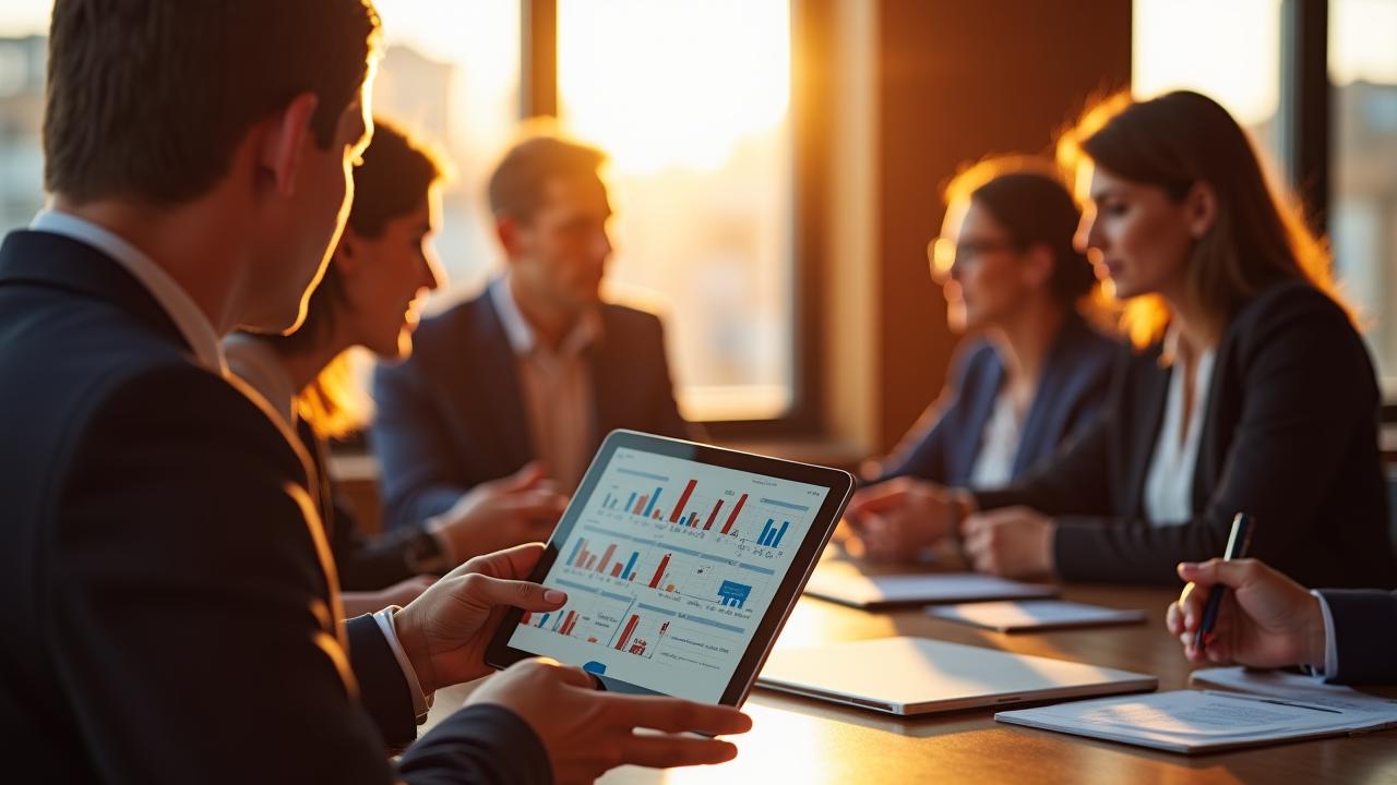 Professionnels en réunion à Saint-Ouen discutant de stratégie de formation